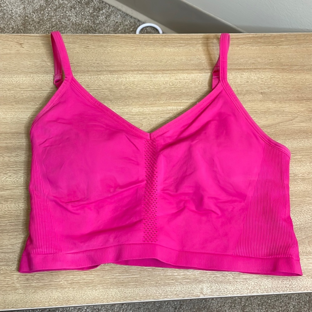 Fabletics Plush Pink Sync Seamless Bralette